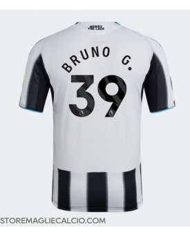 Newcastle United Bruno Guimaraes #39 Maglia Gara Casa Repliche 2025-26
